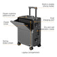 Carry on suitcase Zipperless Luggage