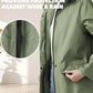 Waterproof Rain Poncho for Women Packable Hooded Raincoat with Pocket