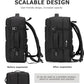 2 pcs PC Aluminum Frame Carry On Luggage Set (2 count)