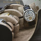 Watch Travel Case for Men Leather Watch Roll for Travel Organizer and Display 3 Watch Case Full (52 Count)