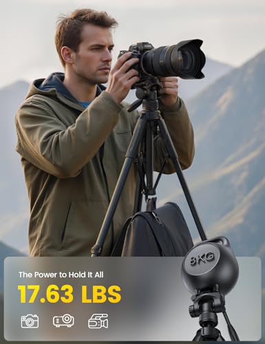 67" Camera Tripod with Rapid Leg Deployment for Video Photo Vlog