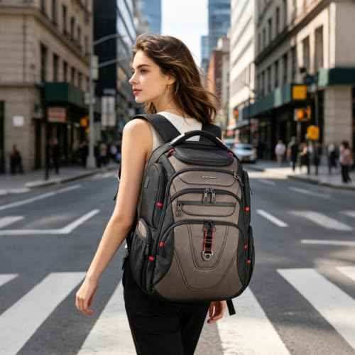 Travel Laptop Backpack 17.3 Inch XL Computer Backpack for Men