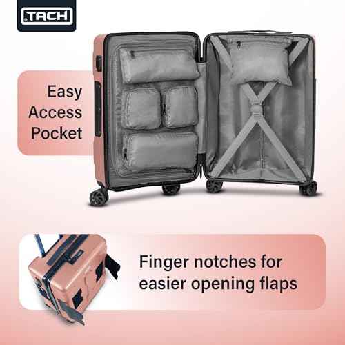 Patented Connecting Hard Shell 2 Piece Luggage Set (2 Count)