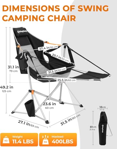 Hammock Chair with Footrest