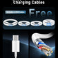 380W USB C Charger Block with 4 USB Cables Dual 100W Charging Station