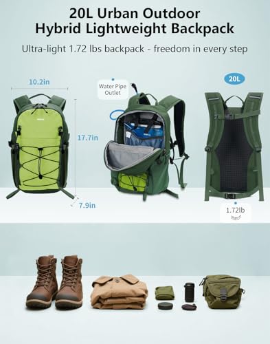 Small Hiking Backpack for Men Women