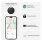 Air Tracker Tag 4 Pack Luggage Tracker Smart Tag Works with Apple Find My (4 Count)