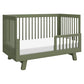 Hudson 3-in-1 Convertible Baby Crib, Olive Green