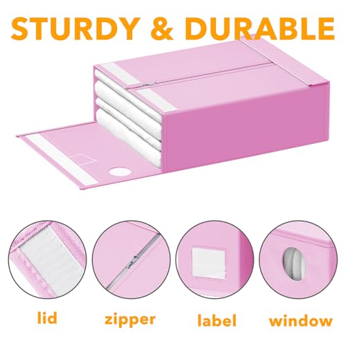 12 Pack Bed Sheet Organizers and Storage (12 Count)