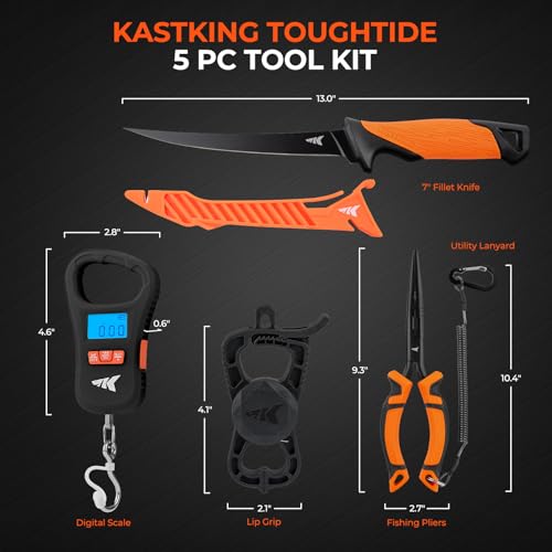 ToughTide 5pc Fishing Tool Kit