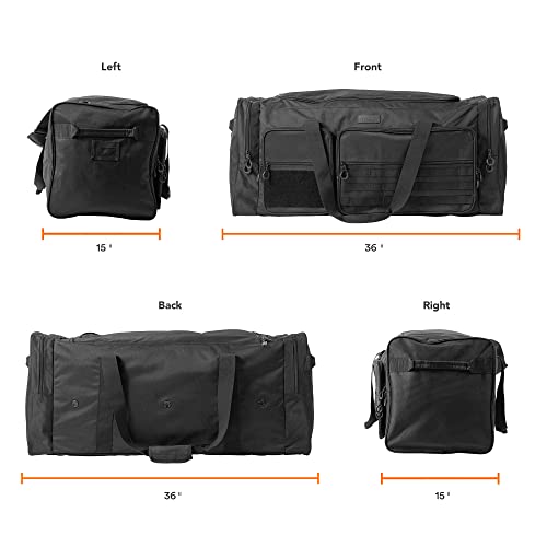 130L 36" Extra Large Heavy Duty Sports Equipment Storage Duffle Bag