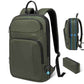 Backpack for Men Slim & Expandable Travel Laptop Backpack with USB Charging Port Water Resistant Anti