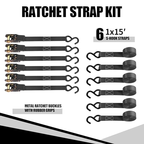 Ratchet Tie Down Straps (90 Foot)