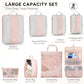 8 Set Compression Packing Cubes for Travel Gifts Mom Women (8 Count)