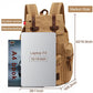 High Capacity Canvas Vintage Backpack