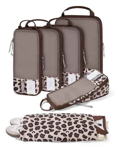 6 Set Compression Packing Cubes for Travel (6 Count)