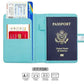 Premium Leather Passport Holder Covers Case