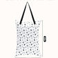BABY 2 Pack Large Wet Dry Bag Waterproof Hanging Cloth Diaper with Double Zippered Pockets 25x18 inches 2HL04