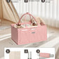 Pink Diaper Caddy Organizer
