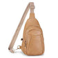 Crossbody Bags for Women Anti Theft Vegan Leather Sling Bag RFID Blocking Chest Bag for Travel