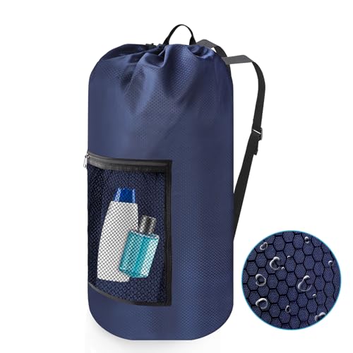 Portable with Adjustable Shoulder Straps Travel Dirty Laundry Bag
