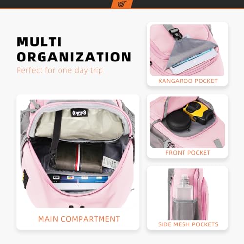 Sling Bag RFID Crossbody Sling Backpack Cross Body Shoulder Bag Travel Hiking Daypack for Women Men