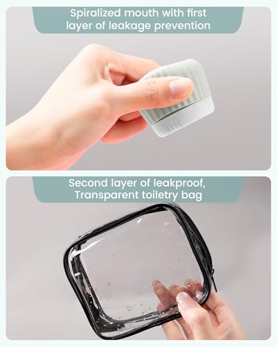 Travel Containers for Toiletries 4 Pack (4 Count)