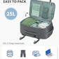 18" Travel Backpack Airlines Approved Personal Item Bag Women Grey
