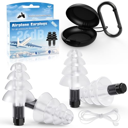 Ear Plugs for Airplane Pressure Relief (2 Count)
