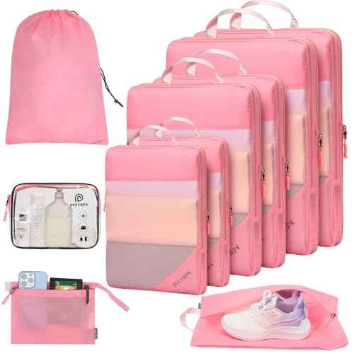 Compression Packing Cubes for Travel (10 Count)