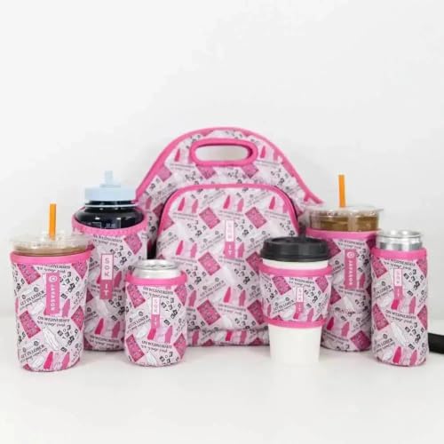 LunchTote Zippered Bag Insulated Neoprene Caddy (She Doesn't Even Ghost Here / X-Large 6.5 Quart Lunch Tote)