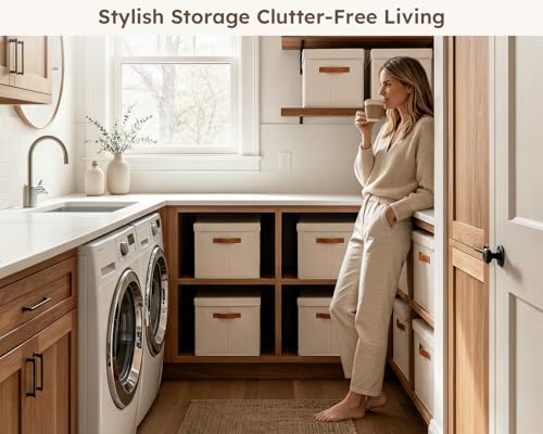 Storage Bins with Lids (4 Count)