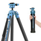 Carbon Fiber Tripod 60 Inch 360 Degree Ball Head Quick Release Plate Lightweight Travel Tripod