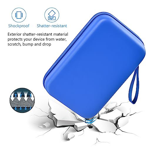 Hard Travel Electronic Organizer Case for MacBook Power Adapter Chargers Cables Power Bank Apple Magic Mouse Apple Pencil USB Flash Disk SD Card Small Portable Accessories Bag