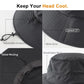UPF50+ Mens Sun Hat Wide Brim Fishing Hat Large Brim Sun Protection Gardening Beach Bucket Hat for Men Women Dark Grey