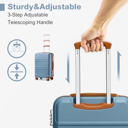 4 Piece Luggage Sets Expandable (4 Count)