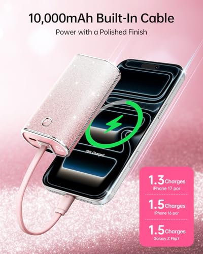Sparkly 10000mAh Portable Charger