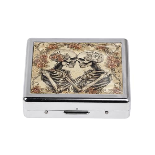 Cute and Stylish Metal Pill Box (8 Count)