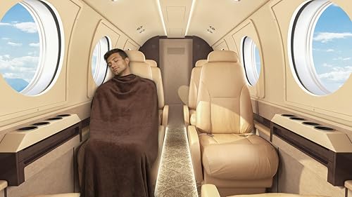 Premium Soft Travel Blanket Pillow Air Plane Essentials