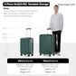 2 Piece Luggage Sets with Cup Phone Holder and Charger Hard Shell Suitcases with Spinner Wheels