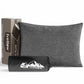 Memory Foam Travel Pillow Compressible Camping Pillow for Sleeping Shredded Memory Foam Pillow Compact Firm Supportive Travel Pillow for Adults Kids Outdoor Backpacking Hiking Essential Gear
