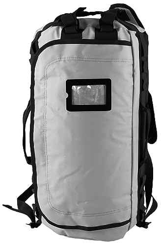 Trailhead Duffel Bag Shoulder Straps Waterproof Light Grey