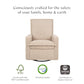 Cali Flange 360° Swivel Glider Recliner Chair