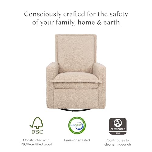 Cali Flange 360° Swivel Glider Recliner Chair