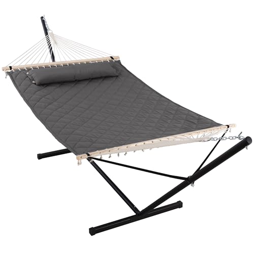 Heavy Duty Hammock with 12 Feet Stand Included