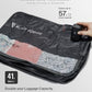 Black Voyage Reusable Vacuum Compression Travel Bag for Carry
