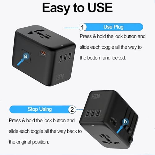 100W GaN Universal Travel Adapter