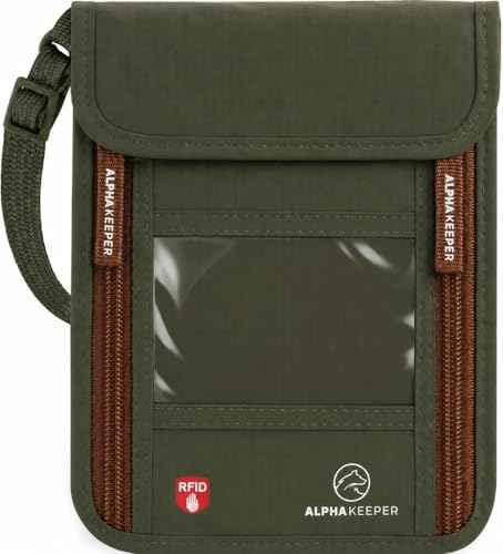 Neck Wallet Travel Pouch For Passport Holder And Documents