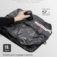 Black Voyage Reusable Vacuum Compression Travel Bag for Carry