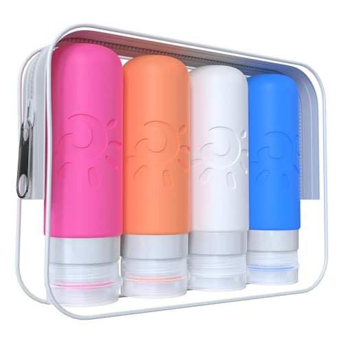 Travel Bottles for Toiletries (4 Count)